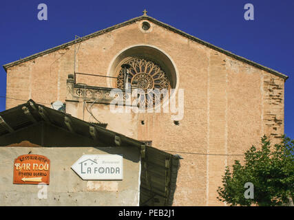 Església de Nostra Senyora dels Àngels de Pollença (Kirche) in der Altstadt von Pollensa, Mallorca (Mallorca), einer der Balearen Spanien Stockfoto