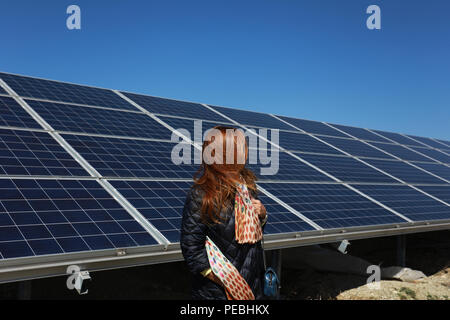 Energie ist eines der wichtigsten Themen in unserer Zeit und saubere Energie ist kostbar. Stockfoto