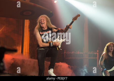 Janick Gers Iron Maiden SSE Arena Belfast Stockfoto