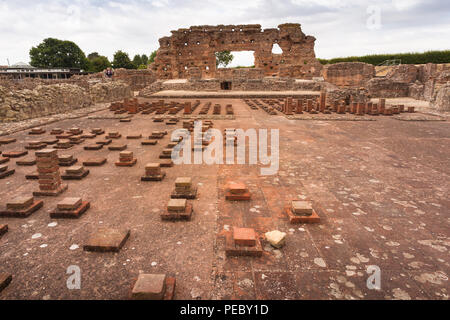 Wroxeter's Badehaus, Shropshire, Großbritannien Stockfoto