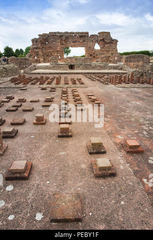 Wroxeter's Badehaus, Shropshire, Großbritannien Stockfoto