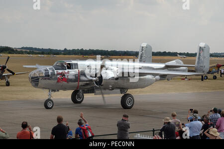 Die North American B-25 Mitchell ist eine US-amerikanische Doppel - Motor, mittlerer Bomber von Nordamerikanischen hergestellt Stockfoto