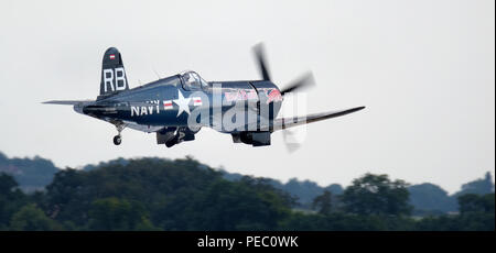 Die Vought F4U Corsair ist eine US-amerikanische Kampfflugzeuge, die vor allem im zweiten Weltkrieg und im Koreakrieg. Stockfoto