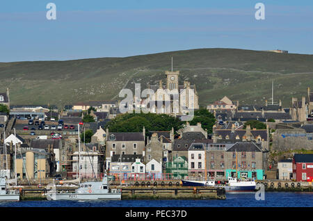 Waterfront, Festland Lerwick, Shetlandinseln, Schottland, Großbritannien 180701 73751 Stockfoto