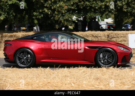 Die Supercars auf die Hillclimb in Goodwood Festival der Geschwindigkeit am Tag 1 Mit: Aston Martin DBS Superleggera Wo: London, Großbritannien Wann: 12 Aug 2018 Quelle: Michael Wright/WENN.com Stockfoto