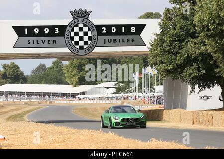 Die Supercars auf die Hillclimb in Goodwood Festival der Geschwindigkeit am Tag 1 Mit: Mercedes Benz AMG GTR Wo: London, Großbritannien Wann: 12 Aug 2018 Quelle: Michael Wright/WENN.com Stockfoto