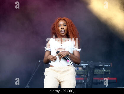 Lovebox Music Festival 2018 im Gunnersbury Park, London Mit: Sza Wo: London, Großbritannien Wann: 14 Aug 2018 Quelle: WENN.com Stockfoto