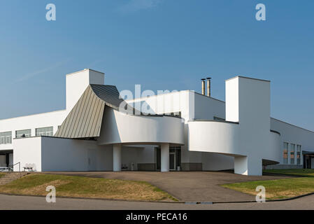 Vitra Fabrik Gebäude von Architekt Frank Gehry, Architektur park Vitra Campus in Weil am Rhein, Deutschland Stockfoto