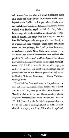 Arthur Schnitzler: Flucht in die Finsternis - 164. Stockfoto