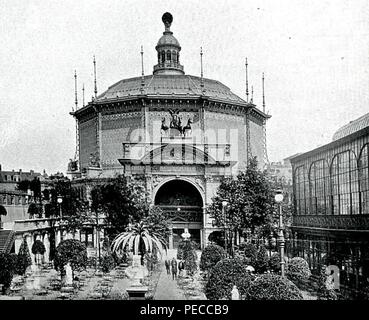 Arwed Rossbach und seine Bauten, Berlin 1904, Leipzig Alberthalle. Stockfoto