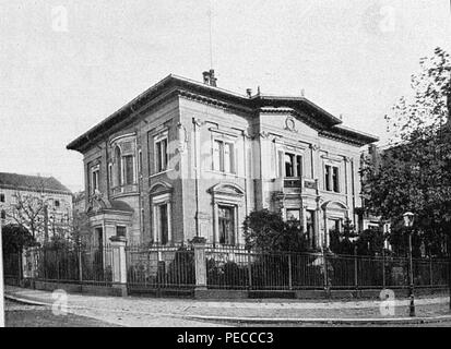 Arwed Rossbach und seine Bauten, Berlin 1904, Leipzig Villa Wendt. Stockfoto