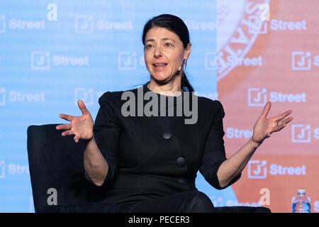 Mitglied der Knesset Merav Michaeli (zionistische Union) auf dem J Street nationale Konferenz in Washington, DC am 16. April 2018 Stockfoto