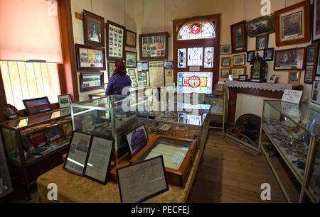 Bild in der historischen Stadt von Silverton in New South Wales in Australien in der Nähe von Broken Hill genommen Stockfoto