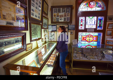 Bild in der historischen Stadt von Silverton in New South Wales in Australien in der Nähe von Broken Hill genommen Stockfoto