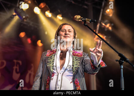 Deutschland, Ebern, Eyrichshhof Schloss, 26. Juli 2018, Dieter Thomas Kuhn & Band - Open Air 2018 - Bild: Dieter Thomas Kuhn Credit: alamy Unterhaltung / Stockfoto