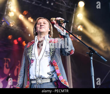 Deutschland, Ebern, Eyrichshhof Schloss, 26. Juli 2018, Dieter Thomas Kuhn & Band - Open Air 2018 - Bild: Dieter Thomas Kuhn Credit: alamy Unterhaltung / Stockfoto