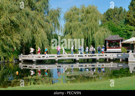 Chinesischer Garten, IGA, Internationale Gartenausstellung, Marzahn, Berlin, Deutschland Stockfoto