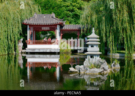 Chinesischer Garten, IGA, Internationale Gartenausstellung, Marzahn, Berlin, Deutschland Stockfoto