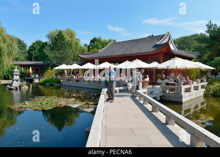 Chinesischer Garten, IGA, Internationale Gartenausstellung, Marzahn, Berlin, Deutschland Stockfoto