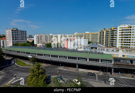 Kreuzberger Zentrum, Kottbusser Tor, Kreuzberg, Berlin, Deutschland Stockfoto