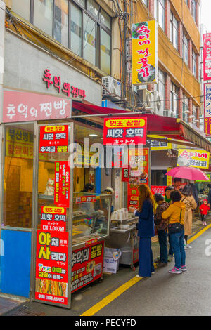 Gukje Markt Pusan Busan, Südkorea Asien Stockfoto