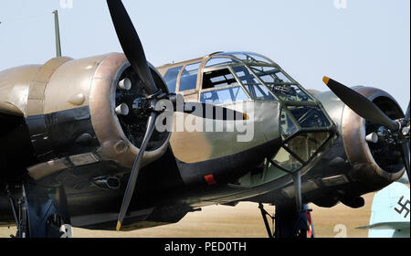 Die Bristol Blenheim ist ein britischer Leichter Bomber Flugzeug entwickelt und von der Bristol Flugzeug gebaut. Ausgiebig in den frühen Jahren des Krieges verwendet. Stockfoto