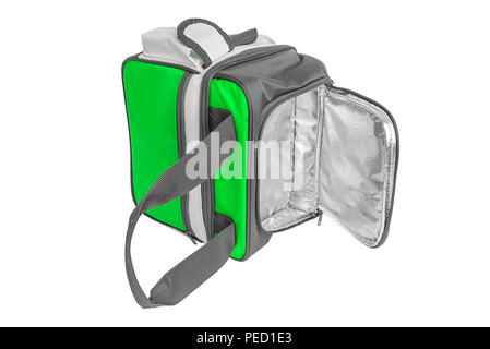 Modische Tasche für Produkte mit termomaterialom Innen. Stockfoto