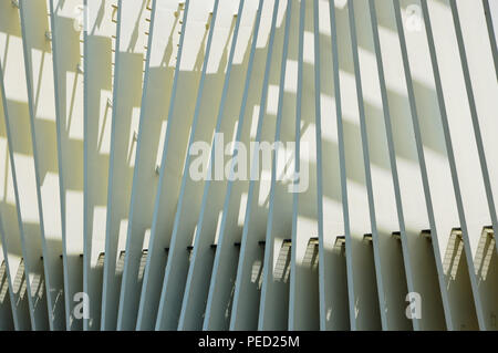 TAV Bahnhof "Mediopadana" in Reggio Emilia in Italien, das Jahr 2007, von Santiago Calatrava entworfen - 26.Juni 2018 - Schlüsselwörter Stockfoto