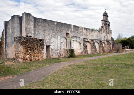 Kapelle Gebäude Mission San Juan San Antonio Missions National Park Stockfoto