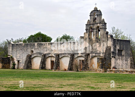 Kapelle Gebäude der Mission San Juan San Antonio Missions National Park Stockfoto