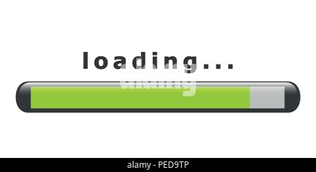 Update laden Wartezeit Vektor-illustration EPS 10. Stock Vektor