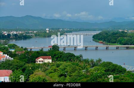 Perfume River, Hue, Vietnam Stockfoto