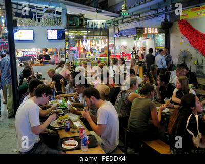 Streetfood Ben Thanh Markt, Ho-Chi-Minh-Stadt, Vietnam Stockfoto