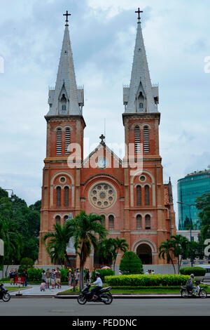 Notre Dame, Ho-Chi-Minh-Stadt, Vietnam Stockfoto