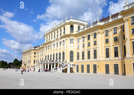 Wien - Schönbrunn, ein UNESCO-Weltkulturerbe. Stockfoto