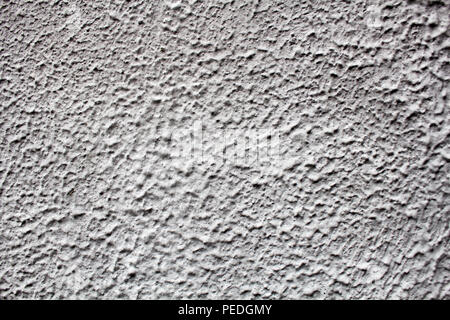 Verputzten Wänden; dekorative Gips, Zement Muster; strukturelle Putz an der Wand Stockfoto