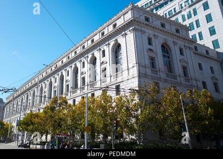 Fassade der Oberste Gerichtshof von Kalifornien in der Civic Center Viertel von San Francisco, Kalifornien, 2. Oktober 2016. () Stockfoto