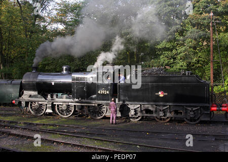 43924 Haworth Schuppen auf der KWVR 7.10.11 Stockfoto