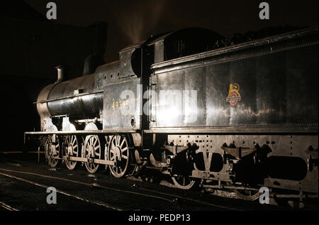 Auf Buckley Brunnen 49395 Halle begraben auf dem East Lancs Bahn 22.10.11 Stockfoto