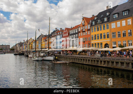 Nyhavn, Kopenhagen, Dänemark Stockfoto