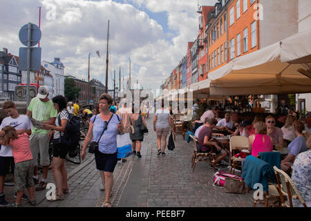 Nyhavn, Kopenhagen, Dänemark Stockfoto