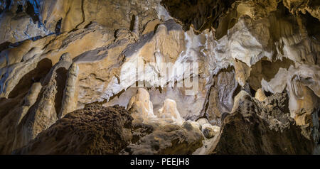 Daten im Rahmen der Höhle Harmanec in Kremnica Berge, Slowakei Stockfoto