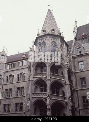 Terrasse - las mejores DE LA ESCALERA. Lage: AYUNTAMIENTO NUEVO, München, Deutschland. Stockfoto