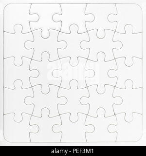 Weiß puzzle Hintergrund Stockfoto