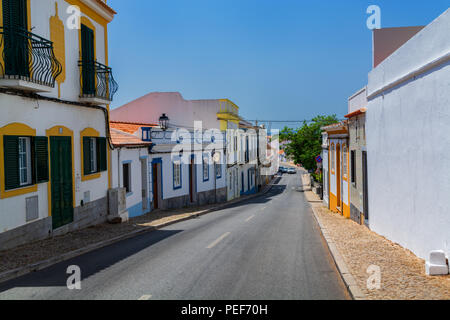 Castro Marim Portugal. 3. August 2018. Anzeigen von Castro Marim Dorf in Algarve Portugal. Castro Marim, Portugal. Stockfoto