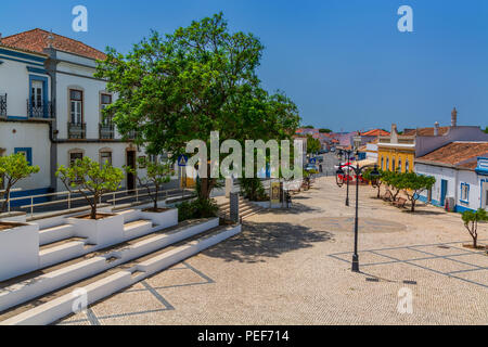 Castro Marim Portugal. 3. August 2018. Anzeigen von Castro Marim Dorf in Algarve Portugal. Castro Marim, Portugal. Stockfoto