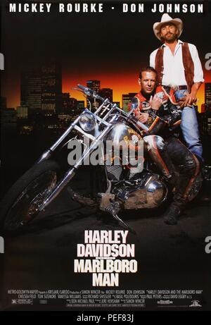 Original Filmtitel: HARLEY DAVIDSON UND DER MARLBORO MANN. Englischer Titel: HARLEY DAVIDSON UND DER MARLBORO MANN. Regisseur: Simon WINCER. Jahr: 1991. Credit: MGM /Album Stockfoto