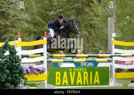 CSIO Meister, Spruce Meadows, 2004, Molson Schale, Robert Smith (GBR), Marius Claudius Robert Smith (GBR), Marius Claudius Stockfoto