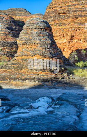 Trockenes Flussbett der Piccaninny Creek in den Bungle Bungles Nationalpark, Northern Territories, Australien Stockfoto