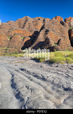 Trockenes Flussbett der Piccaninny Creek in den Bungle Bungles Nationalpark, Northern Territories, Australien Stockfoto